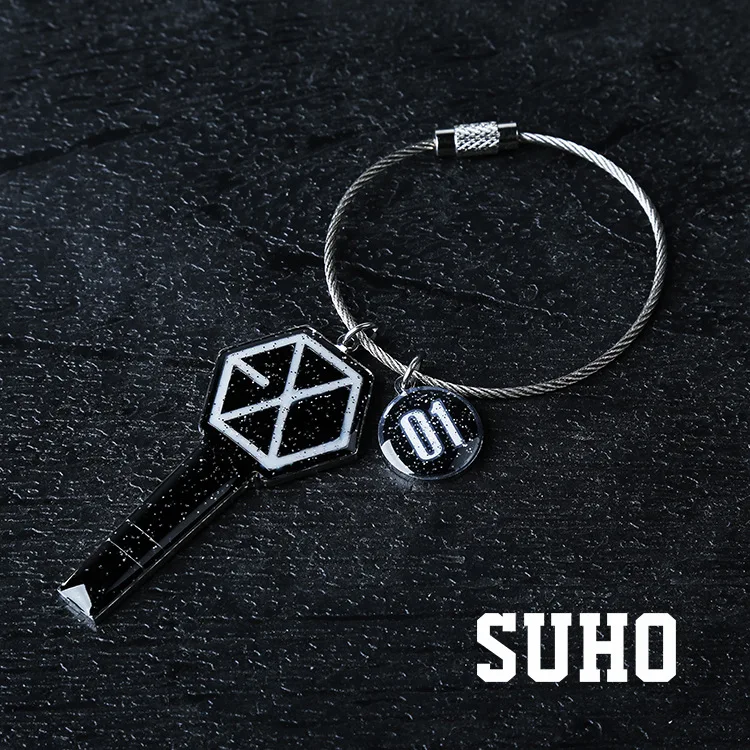 

[MYKPOP]EXO SUHO Keyring EXO-L Shape Keyring KPOP Fans Collection SA18100803