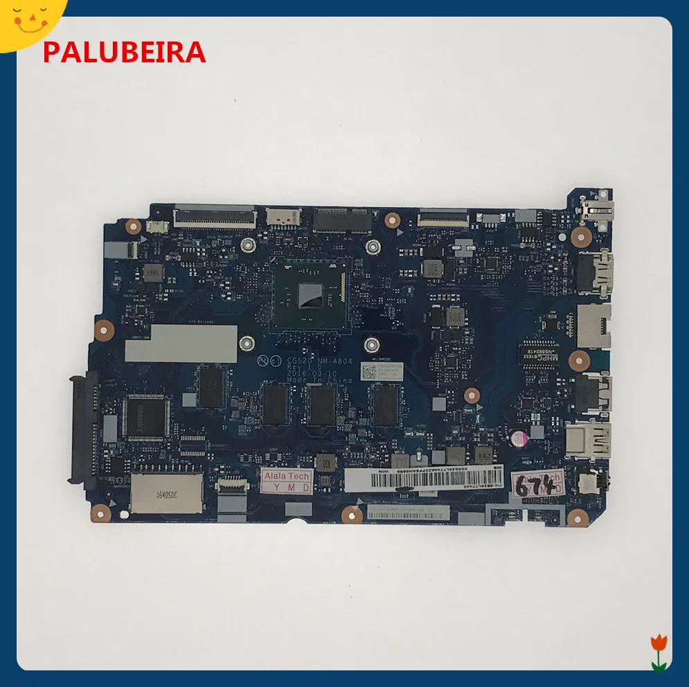 PALUBEIRA для lenovo 110-15IBR CG520 NM-A804(с процессором и 4 Гб оперативной памяти) Материнская плата для ноутбука надежное качество