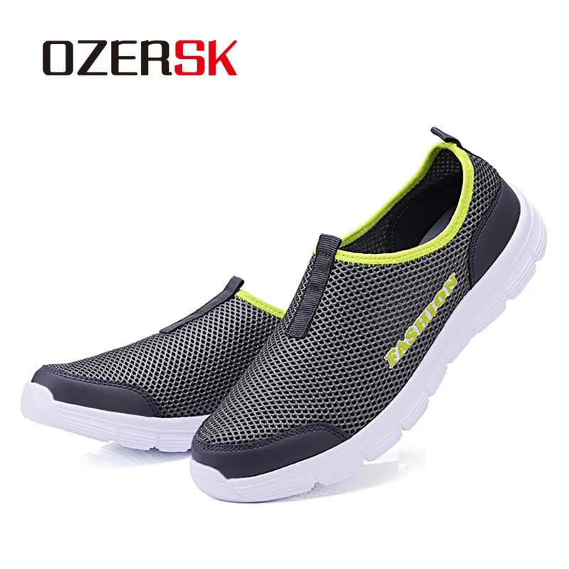 OZERSK Brand Breathable Men Running Shoes Men's Jogging Mesh Summer Mesh Sneaker Casual Slip-on Sandals Shoes Free Shipping OZERSK Brand Breathable Men Running Shoes Men's Jogging Mesh Summer Mesh Sneaker Casual Slip-on Sandals Shoes Free Shipping