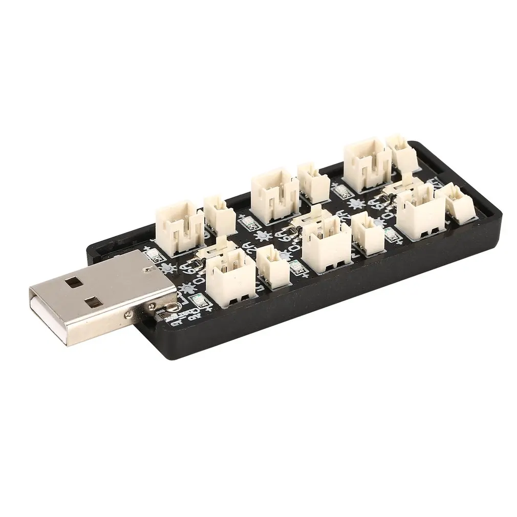 

6 in 1 X6 1S USB Lipo Battery Parallel Intelligent Charger Charging Board Plate for RC Drone Quadcopter Battery Accessories