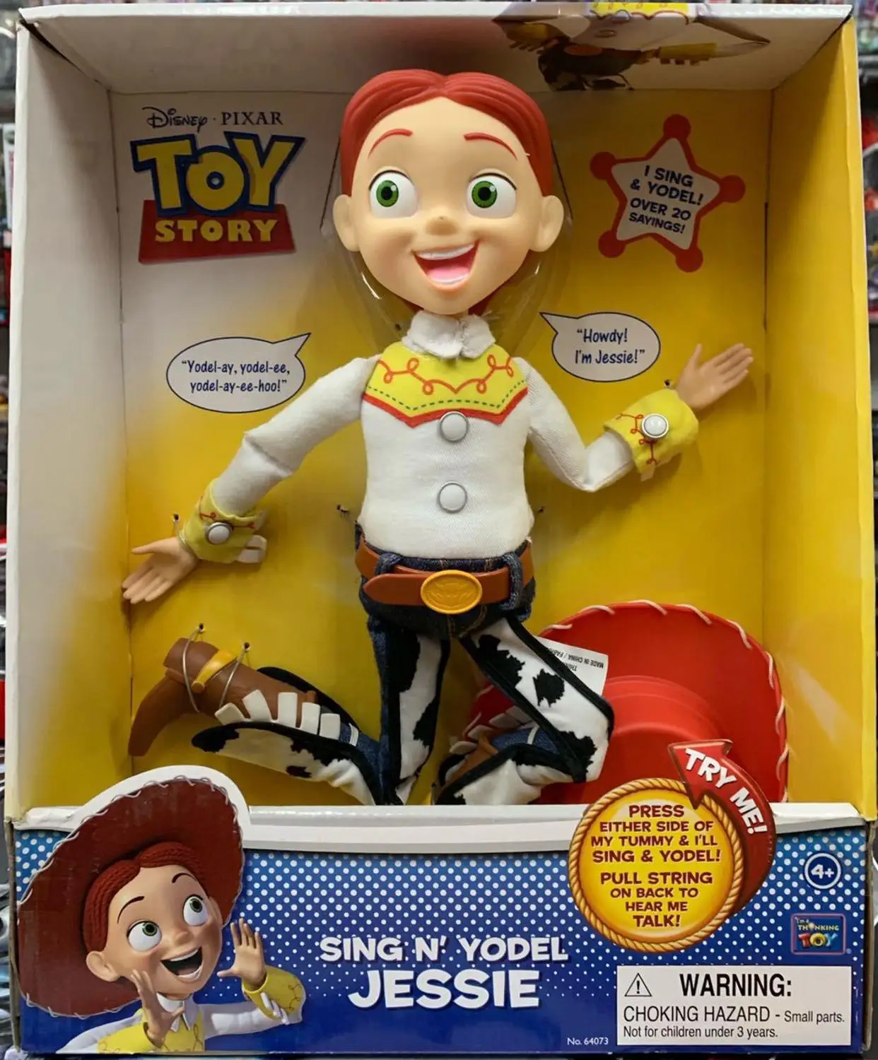 Оригинальная история игрушек Pixar 4 лота смех Вуди говорящий/Поющий Jessie ПВХ