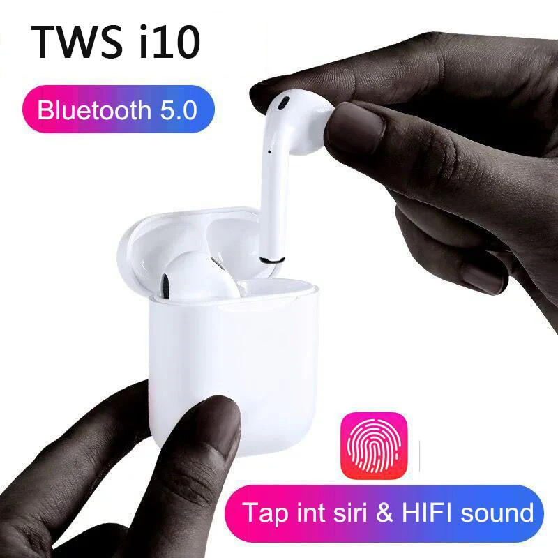

i10 tws wireless Earphones Bluetooth EarphoneTrue Wireless headset Sport headset For Android iPhone Bluetooth Earbuds PK i9s i12