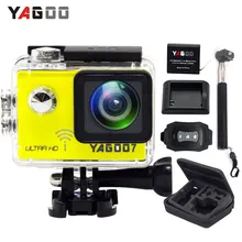 Yagoo7 Action Camera 4K waterproof remote WiFi 4k 24fps helmet Sport Dv 30M Diving head video bike sport mini Cam camera