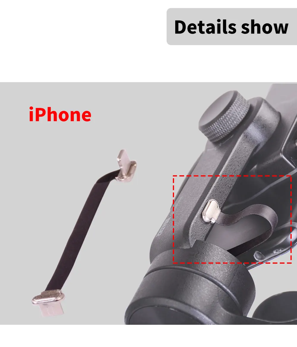 Мини-75 мм 0 пространство Zhiyun Smooth 4/3 Gimbal зарядный кабель samsung Тип C кабель для iphone 6 7 8 x Кабель с разъемом микро-usb для Android