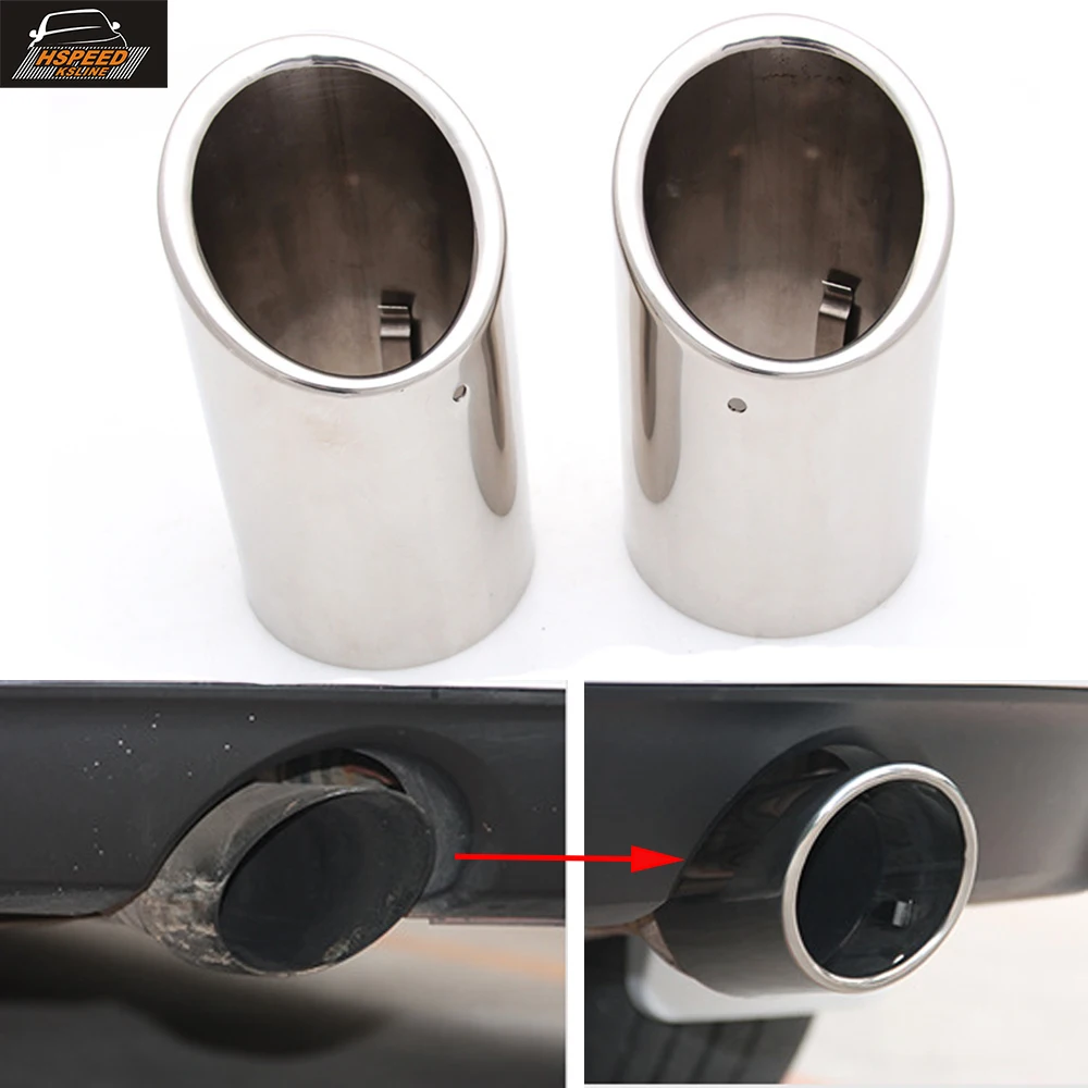 

Stainless Steel Rear Muffler Tip Pipe For Audi A4 Q5 Car Back Exhust End Pipe car muffler