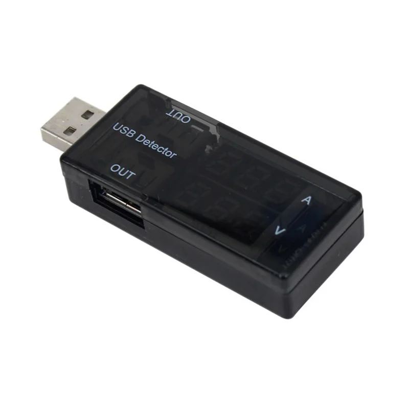 USB-тестер для зарядного устройства измеритель напряжения и силы тока двойной