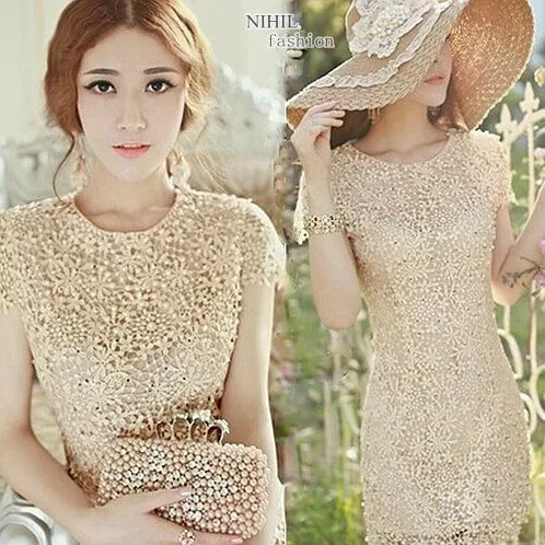 

Women Embroidery Dress 2016 New Summer Vintage Desig Lace Casual Dress Hollow Out Cocktail Party Dresses Vestidos Femininos