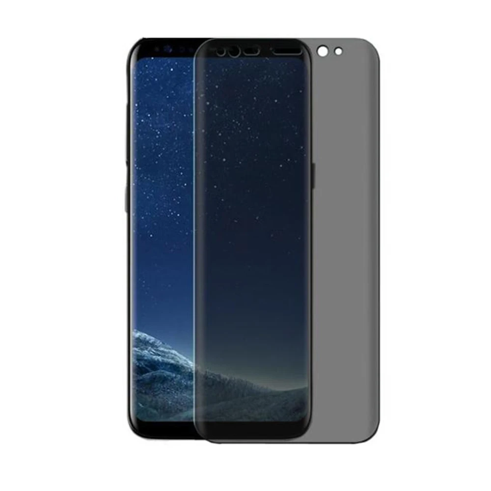 3D изогнутое антибликовое закаленное стекло для samsung Galaxy S9 S8 Plus Note 8 9 защита конфиденциальности полное покрытие анти шпионская защита экрана