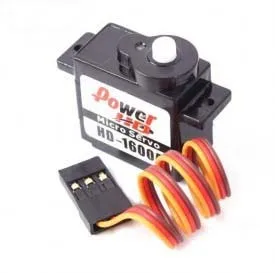 

Power HD Analog Micro Mini Servo 1.3kg/6g HD-1600A (Compatible with FUTABA/JR)