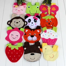 Хлопковый детский нагрудник с объемным животным, мягкий детский нагрудник, милая одежда унисекс для новорожденных