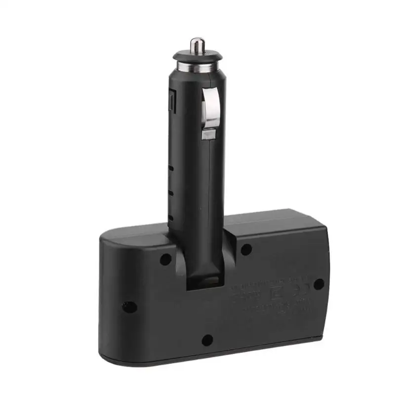 Quelima универсальное автомобильное зарядное устройство Dual USB QC3.0 зарядное устройство+ двойные розетки автомобильный прикуриватель удлинитель разветвитель