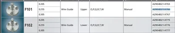 

F101 F102 A290-8021-X776 A290-8021-X766 for Fanuc wire EDM machines airbnb 0.255MM