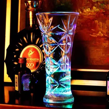 

Water Activated Light Beer Wine Cup LED Flashing Color Change Wine Glasses Water Cup Mug for Bar Party Decor