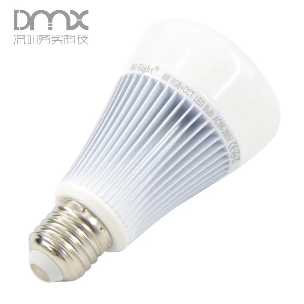 

Mokungit MiLight 2.4G Wireless E27 9W RGB+CCT Smart WiFi LED Bulb RGB + Color Temperature Dimmable 2 in 1
