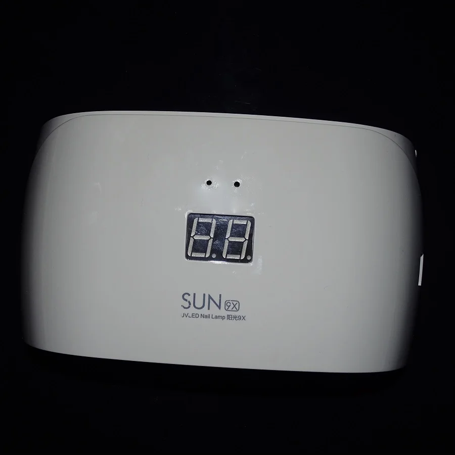УФ-лампа FOEONCO SUN9X 18 Вт для маникюра, белый светильник с таймером, профессиональная Сушилка для ногтей, полимеризация, УФ-светодиодный гель для ногтей
