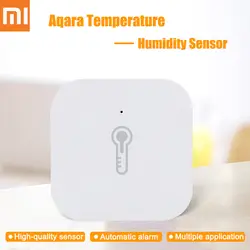 Новый оригинальный Xiaomi Aqara Температура Влажность сенсор устройство «умный дом» Air давление работы с Android IOS APP Быстрая доставка