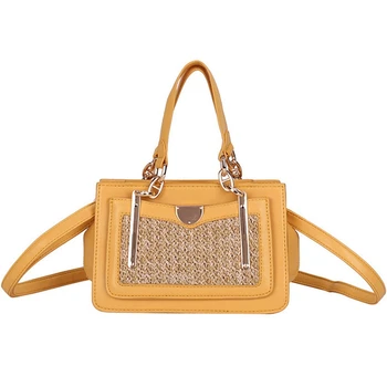 

AUAU-France Foreign Hand-Woven Straw Bag Fashion Messenger Bag Wild Ins Packet