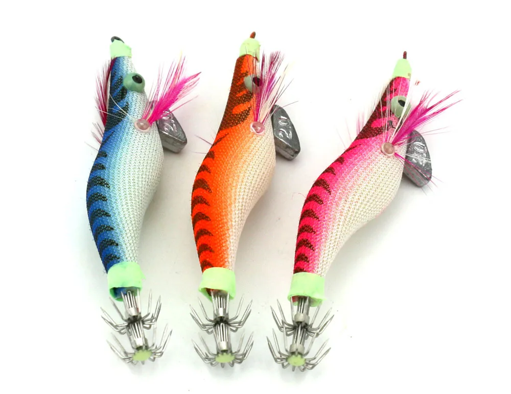 3PCS New hot 8.2CM 7.8G 2# Simulation Luminous shrimp bait