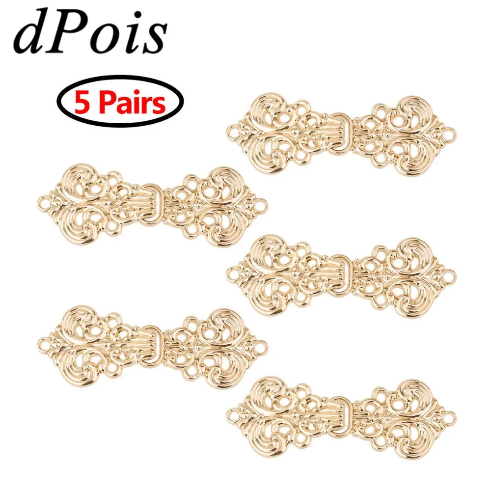 

Fashion Women Decorative Swirl Flower Cape Cloak Clasp Fasteners Sew On Hooks Cardigan Clip Brooch Halloween Party Accessories