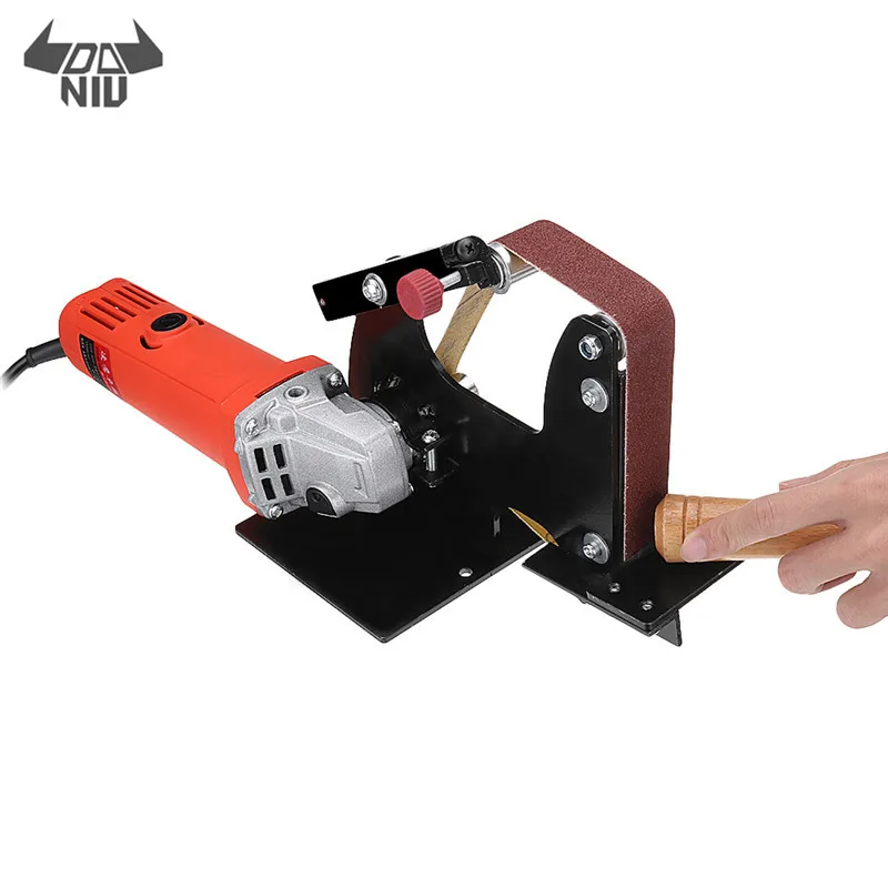 

DANIU Angle Grinder Belt Sander Attachment Metal Wood Sanding Belt Adapter Use 100 Angle Grinder
