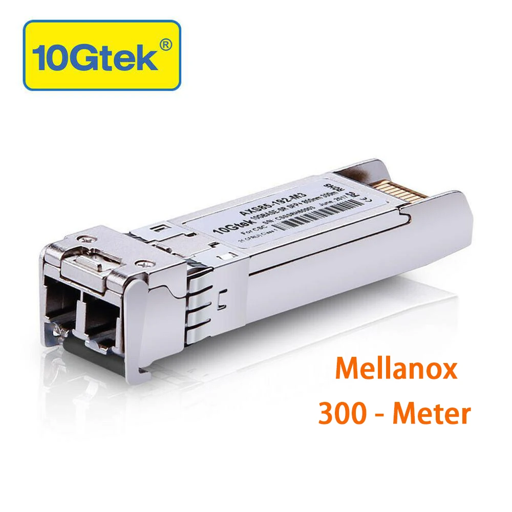

Mel MFM1T02A-SR 10Gb 300M SFP SR 10GBASE-SR SFP+ Transceiver Module MMF, 850nm