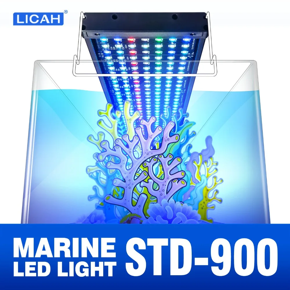 LICAH Мэн аквариумный светодиодный фонарь STD 900|aquarium aquarium|aquarium saltwaterlighting aquarium led |