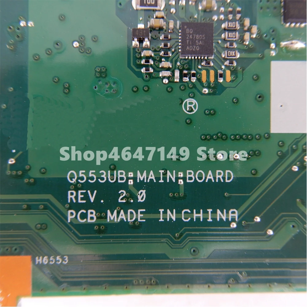  Q553UB Motherboard I7-6500CPU 940M/2GB N16S-GT1-KB-A2 4GB RAM Mainboard For ASUS Q553UB Q553U Q553U