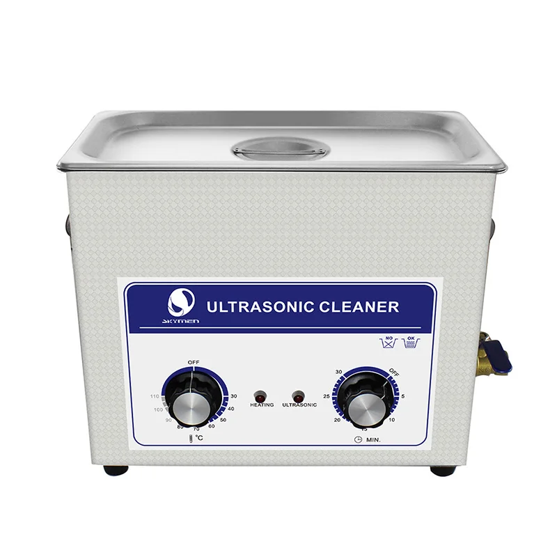 Sale Skymen 6l Ultrasonic bath 6L 6.5L Professional Stainless Steel Ultrasonic Cleaner Hospital Industrial Auto Engine Parts 3