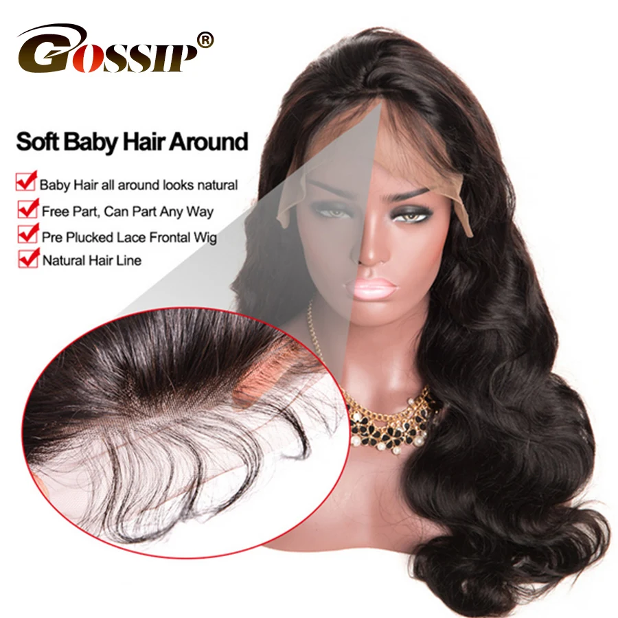 US $91.01 250 Density Lace Wig 13x4 Lace Front Wig Brazilian Body Wave Wig For Black Women Human Remy Hair