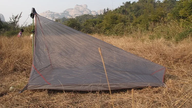 Черный ястреб Экстремальный супер легкий вес только 870 г двухслойных 1-2 человек горный легкий сетчатая палатка