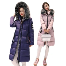 

2017 Winter Elegant Thick Warm Hooded Cotton Jacket Zippers Slim Full Special Offer Large Size Women Coat Parka Students Slim