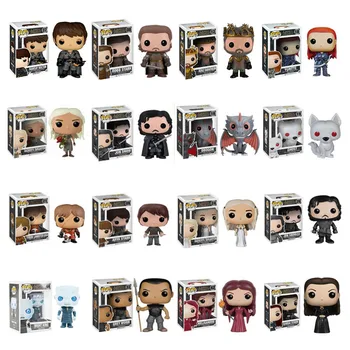FUNKO POP Game of Thrones Night's King Jon Snow Drogon Action Figure Collectible Model Christmas Toys for Children Gift