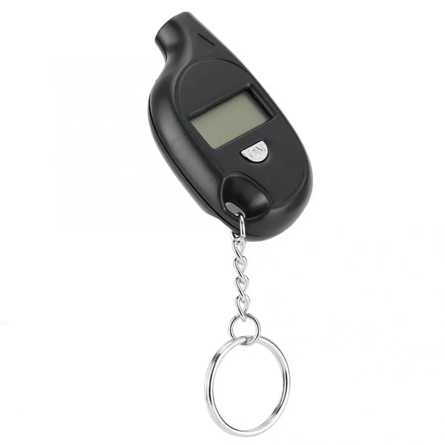 Portátil 3-150psi display lcd digital chaveiro veículo