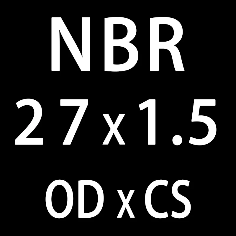 20 шт./лот резиновым кольцом NBR уплотнения Уплотнительные кольца 1,5 мм Толщина OD21/22/23/24/25/26/27/28/29/30 мм уплотнительное кольцо шайба - Цвет: OD27mm