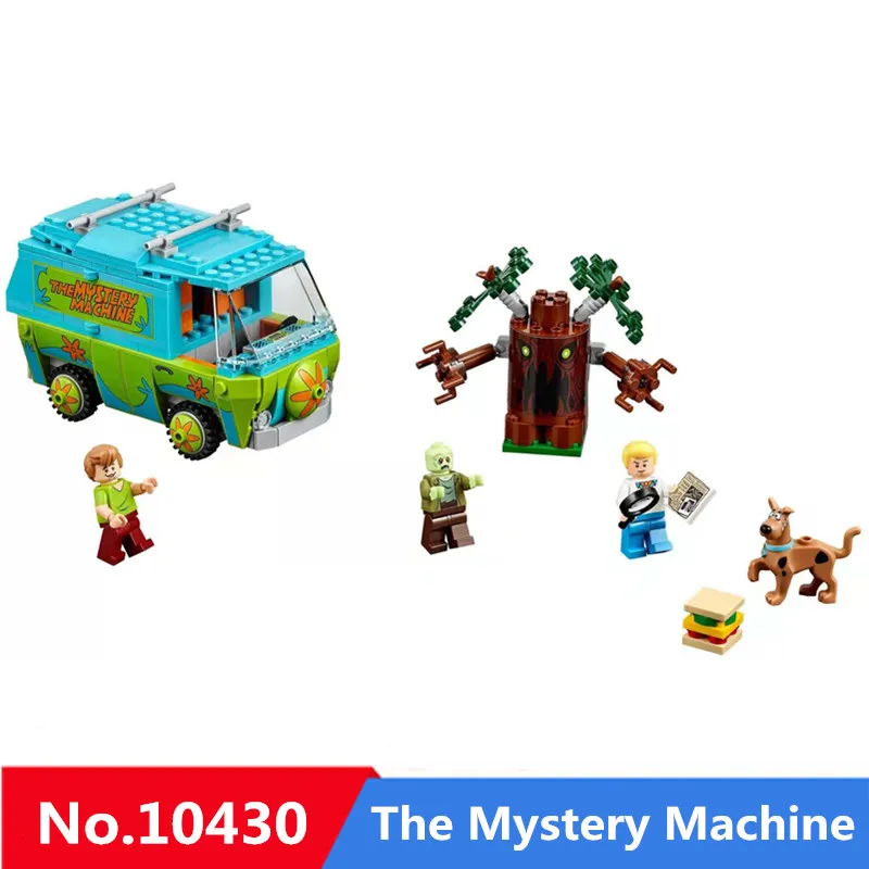 

305pcs Diy Building Blocks The Mystery Machine Bus Bela Scooby Doo Series Compatible with Legoingly Toys for Children Kids Gift