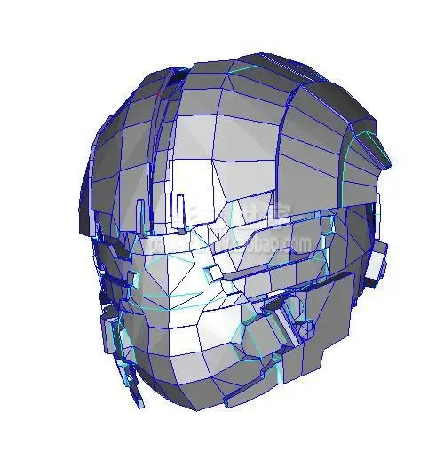 3D бумажная модель Dead Space шлем маска DIY Ручная игрушка