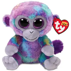 Ty Beanie Боос 6 "15 см Zuri обезьяна плюшевые регулярные мягкие глазастые чучело Коллекционная кукла игрушка с сердцем тег