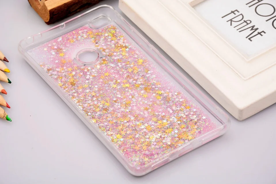 Reaoom for Xiaomi Mi Max 2 Case Glitter Dynamic Liquid Colorful Star Quicksand Cute Bottle Unicorn Cover for Xiaomi Mi Max2      (2)