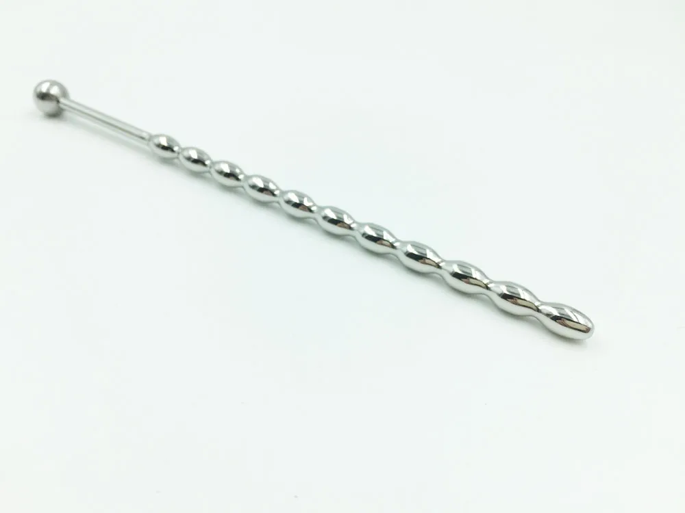 Diameter 6mm Length 15mm stainless steel penis plug urethral sound adult sex toys for men urethral beads dilators EQV Catheters.