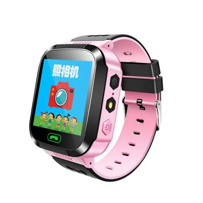 Kids GPS Smart Watch Smartwatch with Touch Screen Camera Wristwatch GPS Locator SOS Call Anti Lost English Russian Language Q528