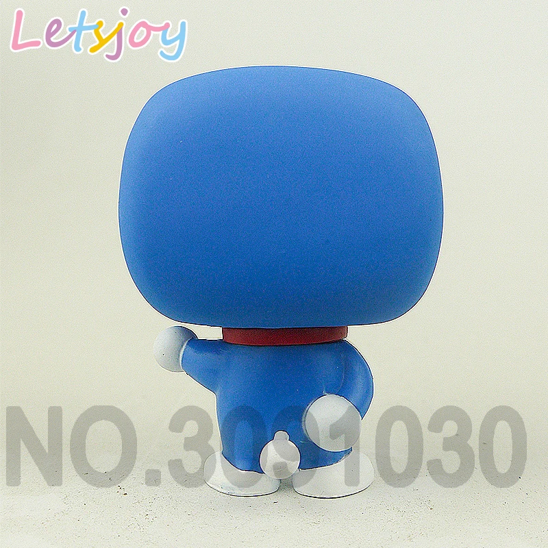 Official Doraemon bule fat letsjoy 12cm Pikachu Pokemones Cartoom Anime Action Figure pop horse hand-done doll Japan  Movie & TV