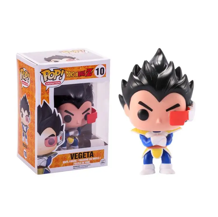 Funko Pop Dragon Ball Супер SAIYAN GOKU Коллекционная модель детские игрушки FRIEZA GREAT VEGETA APE фигурка игрушка для мальчика - Цвет: Box