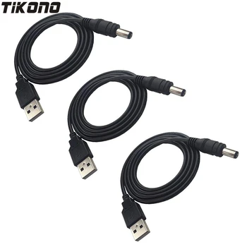

3 PCS 1m Extension Cable USB To DC Cable - 5V USB 2.0 Port Male To DC 5V Male 5.5mm X 2.1mm Power Cord (3.3ft)