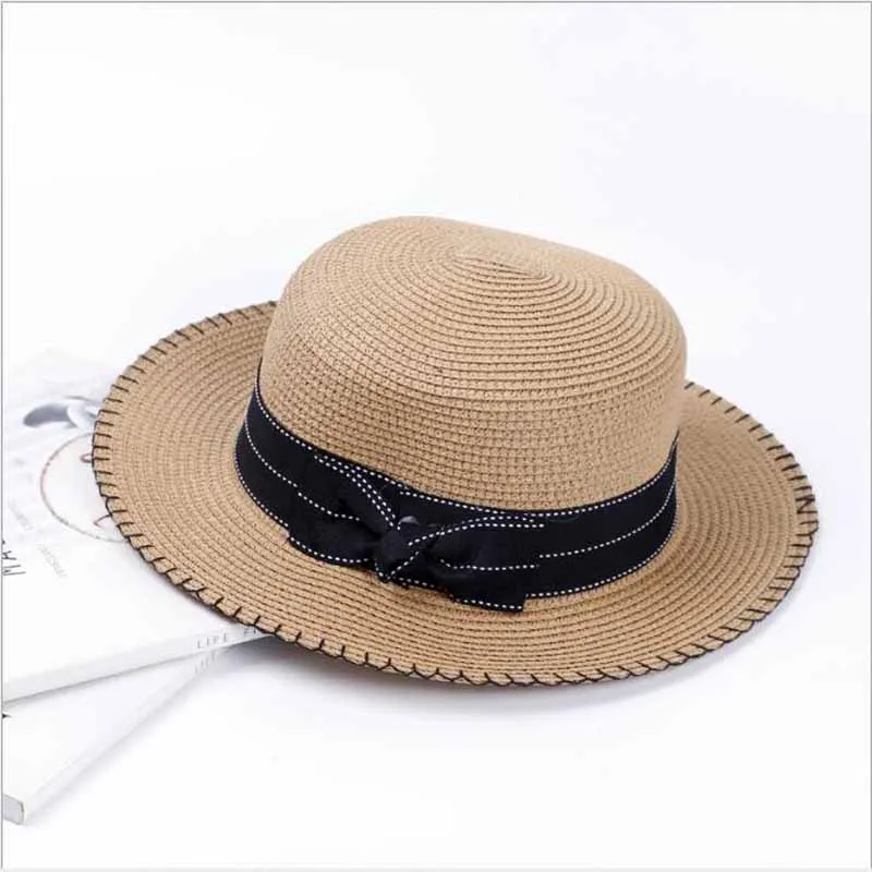 Ymsaid 2019 قبعات صيفية للنساء القوس قُبَّعَةُ قَشّ القبعات المسطحة أعلى قبعة الشمس السيدات أنيقة شاطئ كاب قبعات مكسيكية موهير فيرانو Ymsaid 2019 قبعات صيفية للنساء القوس قُبَّعَةُ قَشّ القبعات المسطحة أعلى قبعة الشمس السيدات أنيقة شاطئ كاب قبعات مكسيكية موهير فيرانو