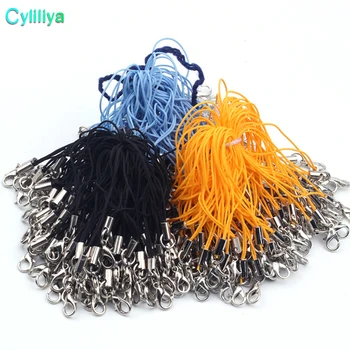 

2000Pcs Cell Phone Lanyard Cords Phone Strap Mobile Lobster Clasp Wrist Hand For Key Bag USB Flash Disk Mp3 Mp4 Lobster Buckle