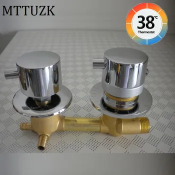 

MTTUZK wall mounted 2/3/4/5 Ways water outlet brass constant temperature mixing valve Shower room thermostatic faucet