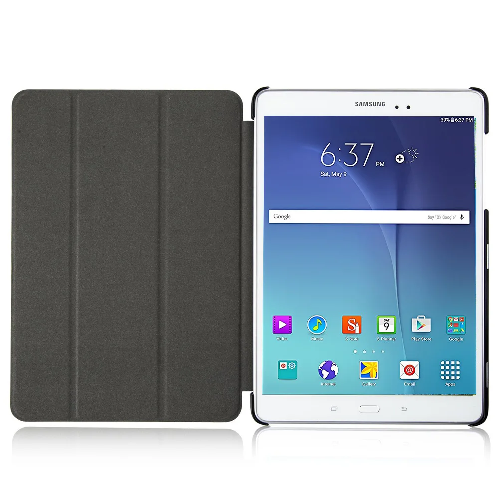 Tab A 9,7 чехол для Samsung Galaxy SM-T550 T555C P550 P555C планшет автоматический спящий Кожаный Чехол + пленка + ручка (art.: 79a464567) - 79a464567