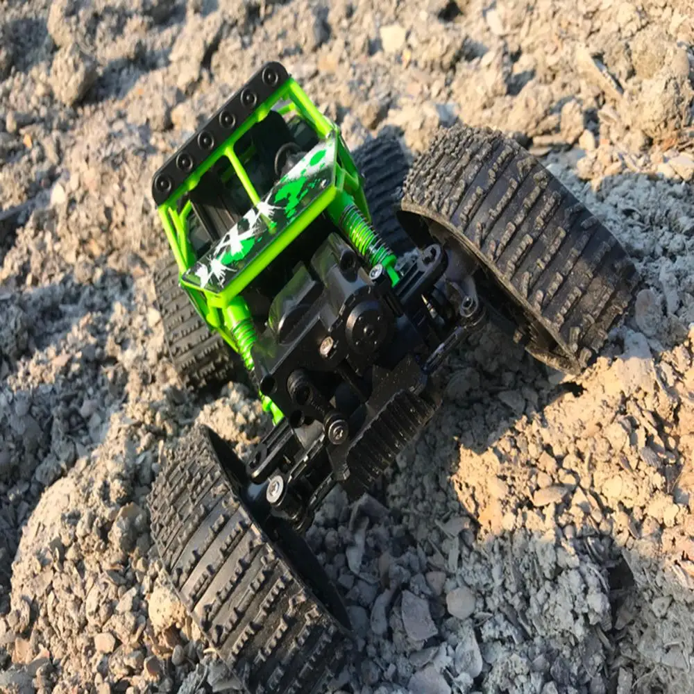 4WD 2 4 Ghz пульт дистанционного управления автомобиль Snowfield Рок Гусеничный