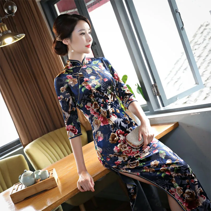 retro qipao