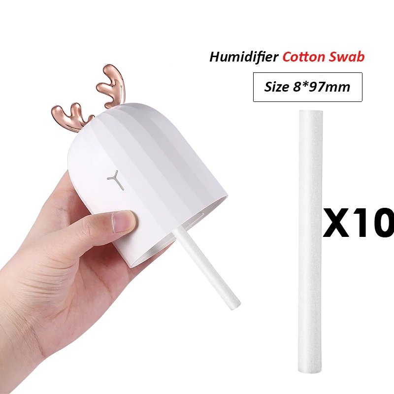 

USB Mini Humidifier Filter Cotton Swab Filter For Humidifier Mist Maker Parts 10 Pcs /bag